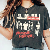 Women's 1d Graphic Print Washed T-shirt